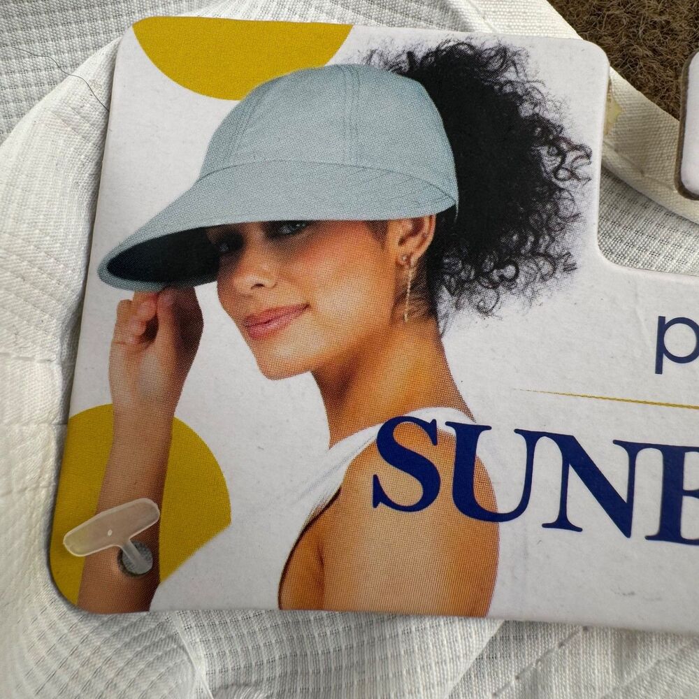 Ponyflow Sunblocker Hat Wide Brim Women's White UPF 50+ Outdoor Everyday